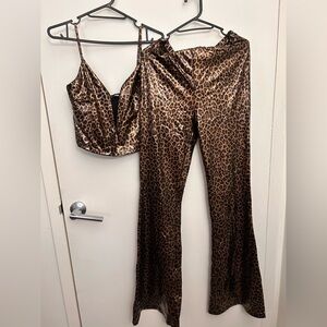 Fashion Nova Leopard Print Set